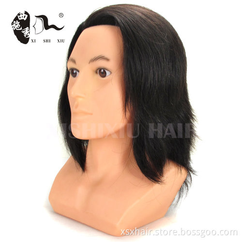 Low Cost Best Quality 100% Human Hair Training Head Stand For Salon Practice
